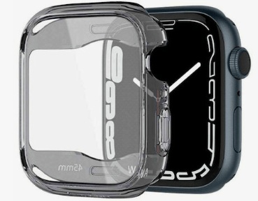 Spigen Ultra Hybrid Θήκη Σιλικόνης με Τζαμάκι Space Clear για το Apple Watch 45mm