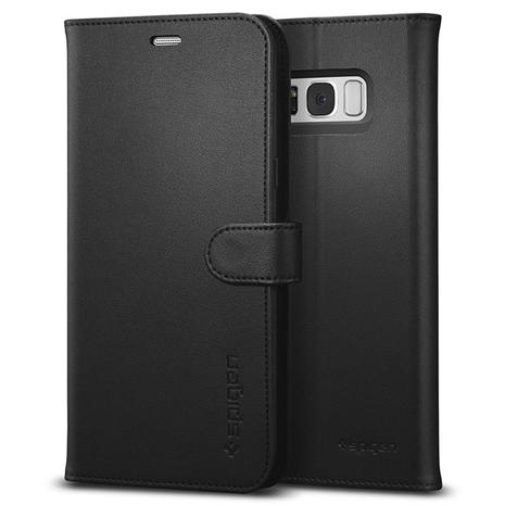 Case Spigen Wallet S Black - Galaxy S8 Plus (571CS21687)