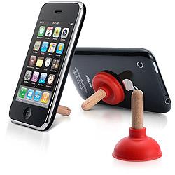 Universal Sucker Stand Joystick for Mobile Phones (White)