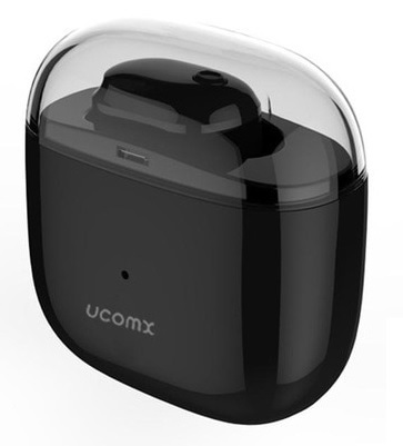 Super mini Bluetooth Ακουστικό Ucomx U6P Black Original Blister