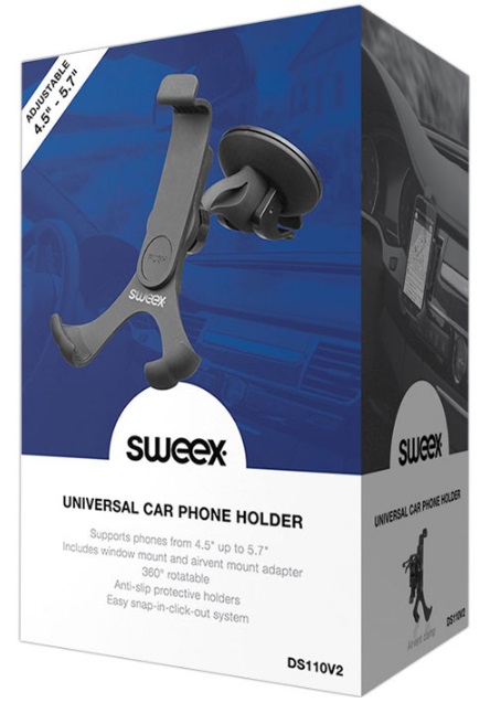 SWEEX DS 110V2 Βάση στήριξης αυτοκινήτου για φορητές συσκευές 4.5