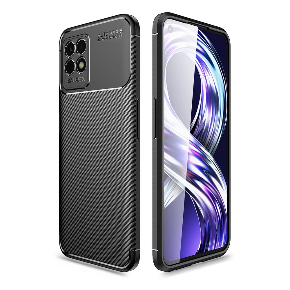 Tech-Protect  Carbon Realme 8i - Black (9589046919589)