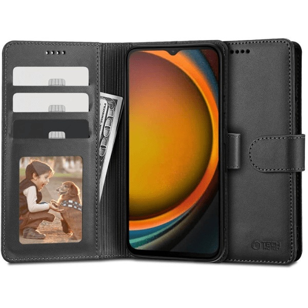 Tech-Protect Wallet Μαύρο (Samsung Galaxy Xcover 7)