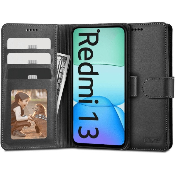 Tech-Protect Wallet Black (Xiaomi Redmi 13)