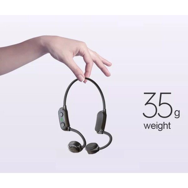 TECHLY ICC-SH-BONE-BLT Open Ear Bluetooth V5.0 Bone Conduction Running IPX4