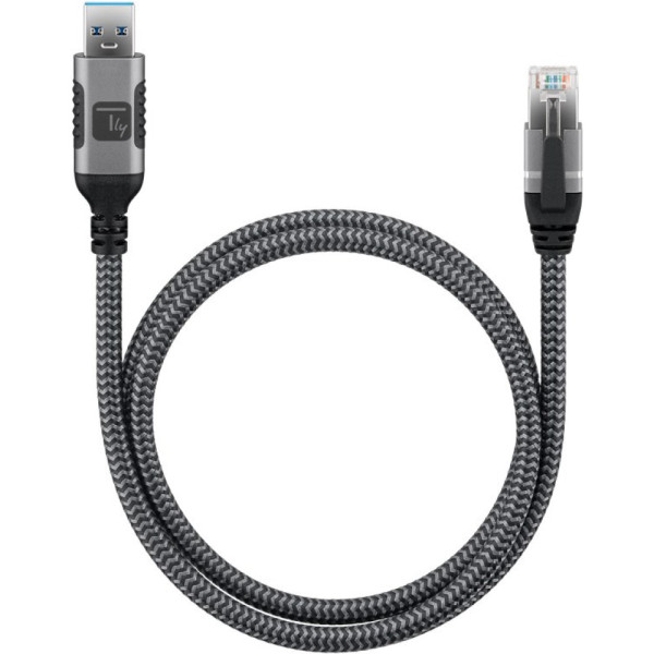 TECHLY ICOC U3A-RJ45-010 Καλώδιο USB 3.0 Male σε Ethernet RJ45 Male 1m