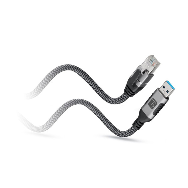 TECHLY ICOC U3A-RJ45-010 Καλώδιο USB 3.0 Male σε Ethernet RJ45 Male 1m