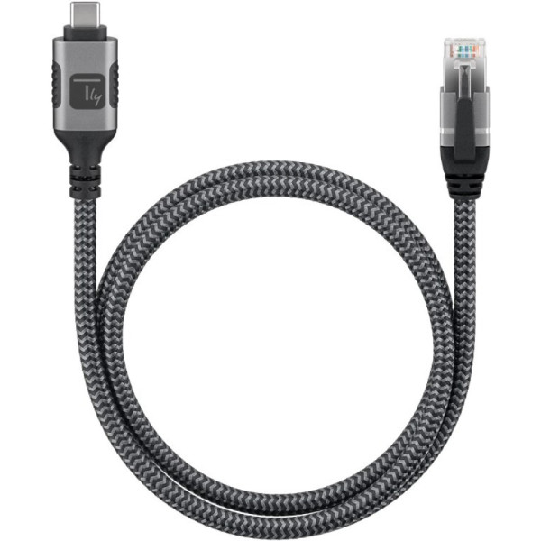 TECHLY ICOC U3C-RJ45-050 Καλώδιο USB-C™ Αρσενικό σε Ethernet RJ45 Αρσενικό 5m