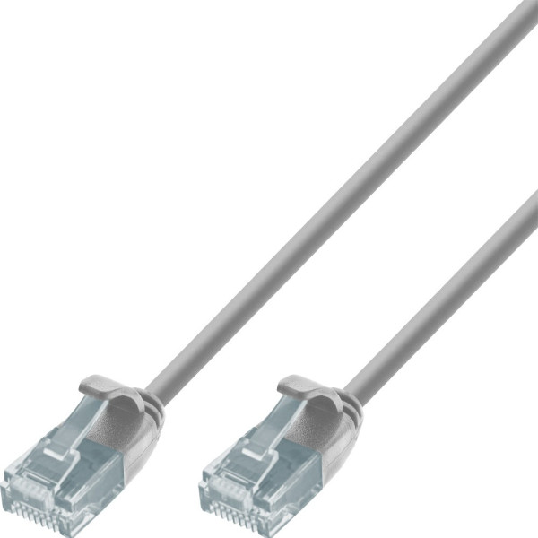 TECHLY ICOC U6-SLIM-020T2 Cat.6 UTP Slim Network Patch Cable 2m Gray