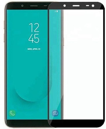 Προστατευτικό Οθόνης Tempered Glass για Samsung galaxy J6 (2018) ΜΑΥΡΟ (ΟΕΜ)