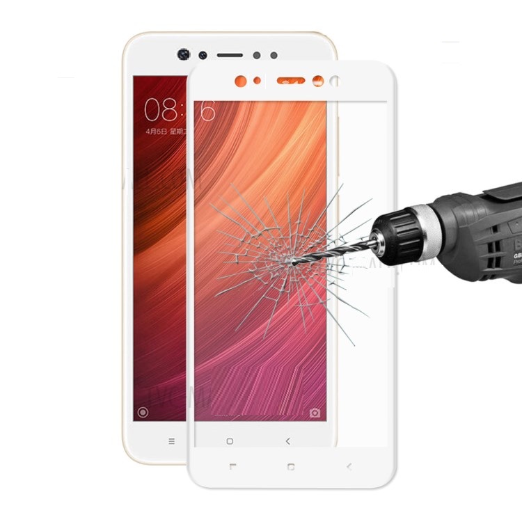Προστατευτικό Οθόνης Tempered Glass για Xiaomi Redmi Note 6 Pro Full Glue Λευκό (OEM)