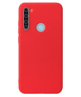 Mat Soft TPU Phone Case Cover for   XIAOMI Note 8 Red (OEM)