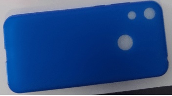 Θήκη Ultra Thin TPU GEL για  Honor 8A (2019) / Huawei Y6 (2019) σε μπλε χρώμα (OEM)