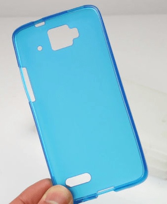Μαλακή Θήκη TPU Gel για Alcatel One Touch Idol Mini OT-6012X/OT-6012D Σκούρο Μπλέ (ΟΕΜ)