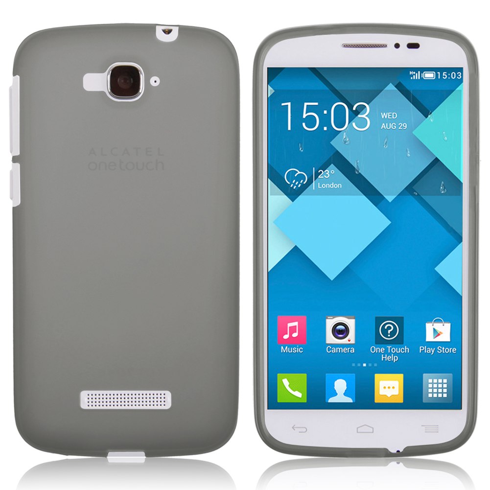 Alcatel One Touch Pop C7 TPU Gel Case (OT-7041D) (Grey) (OEM)