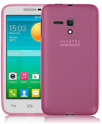 TPU Gel Case for Alcatel One Touch Pop D5 5038D Pink (OEM)