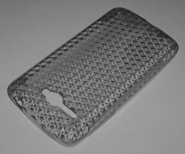 Black TPU Gel Diamond Case for Alcatel One Touch 10 Pop 5035D (OT-5035D) (OEM)