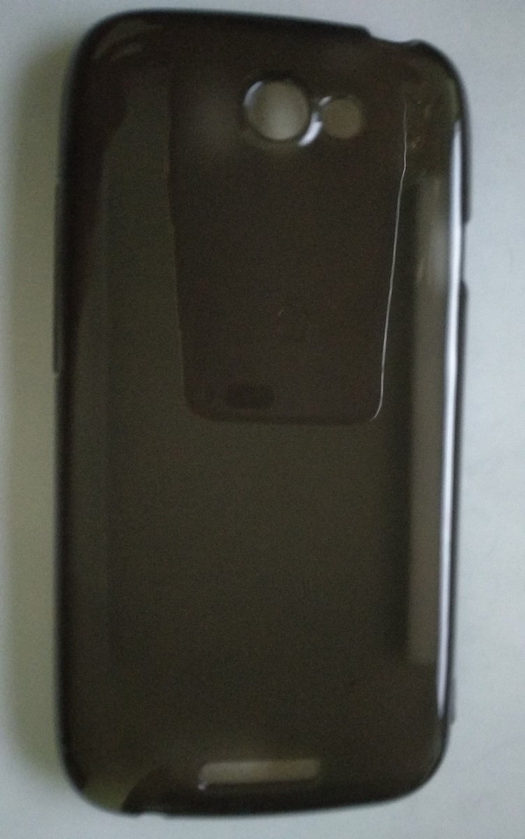 TPU Gel Case for HTC One S - Gray (Semi-Transparent) (OEM)