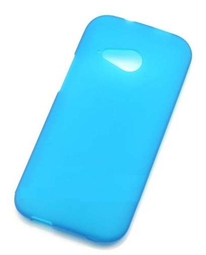 Θήκη TPU Gel για HTC One Mini 2 Διαφανές Γαλάζιο (OEM)