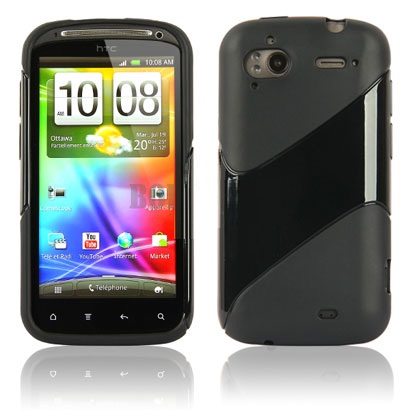 Θήκη TPU Gel για HTC Sensation / Sensation XE Μαύρο (ΟΕΜ)