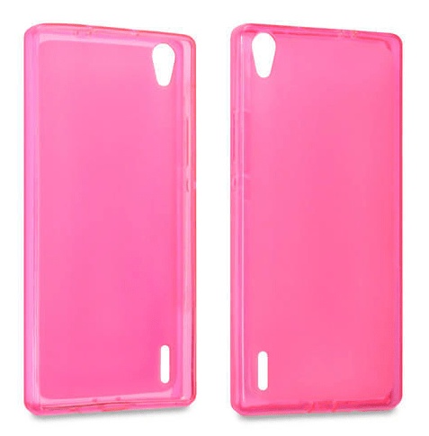 Θήκη TPU GEL για Huawei Ascend P7 Ρόζ (ΟΕΜ)