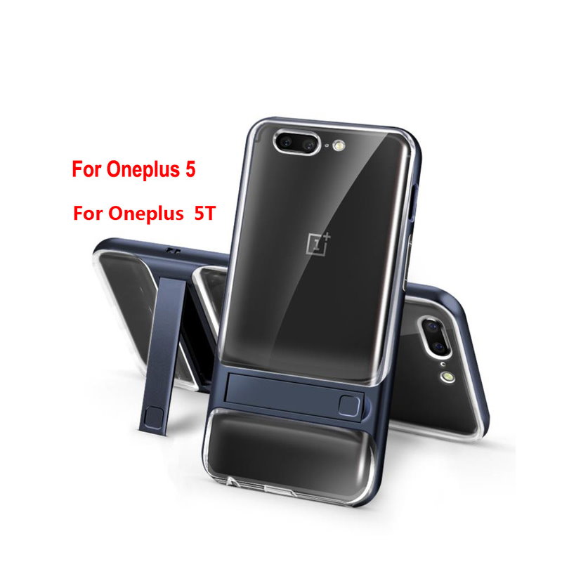 OnePlus 5 / 5T TPU Gel Case with Clear Stand Base (OEM)
