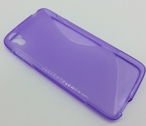 Θήκη TPU GEL S-Line για Alcatel One Touch Idol 3 (5.5) Μωβ (OEM)