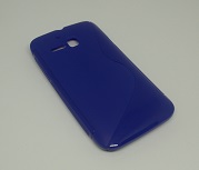 Θήκη TPU Gel S-Line για Alcatel One Touch M΄POP (OT5020D) Μπλέ (OEM)