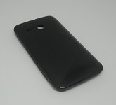 TPU Gel Case S-Line for Alcatel One Touch M'POP (OT5020D) - Black (OEM)