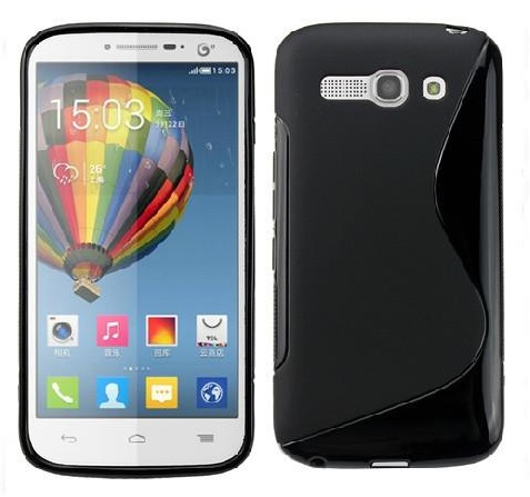 TPU Gel Case S-Line for Alcatel One Touch Pop C9 OT-7047D Black (OEM)