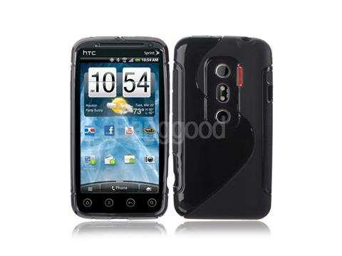 Θήκη TPU Gel S-LIne για HTC EVO 3D Μαύρο (OEM)