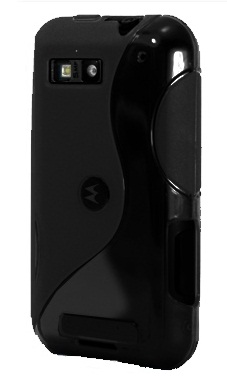 Motorola Defy / Defy Plus TPU Gel S-Line Silicone Case (Black) (OEM)