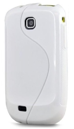 Samsung Galaxy Mini S5570 TPU Gel Case S-Line - White (OEM)