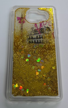 Samsung Galaxy A5 (A510) (2016) TPU Gel Hard Case (Clear) with Love in Paris (OEM)