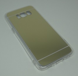 Samsung Galaxy S8 G950F TPU Gel Hard Mirror Case - Gold (OEM)