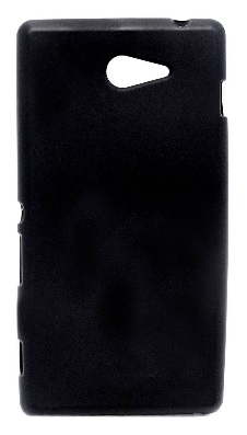 TPU Gel Case for Sony Xperia M2 D2303 Black (Ancus)