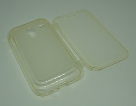 TPU Gel Case With Front Cover for Samsung Galaxy Ace Plus S7500 Clear (OEM)