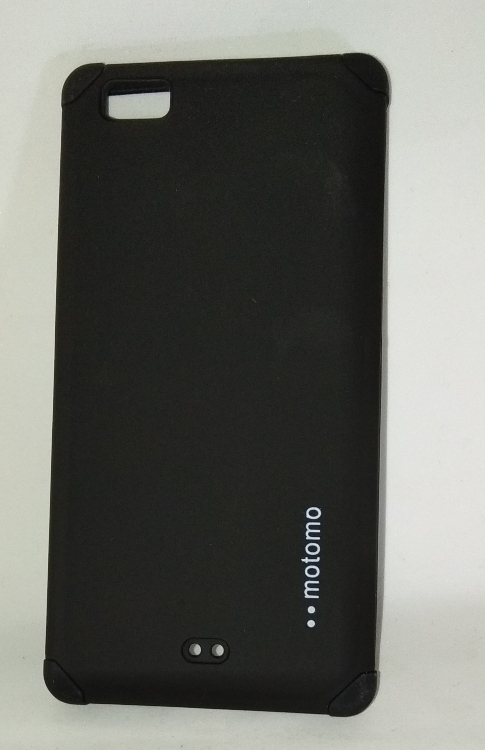 TPU back cover Motomo Black case for Huawei P8 Lite (oem)