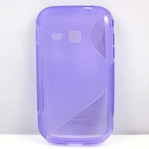Samsung Galaxy Mini 2 S6500 TPU S-Line Silicone Case (Purple) (OEM)