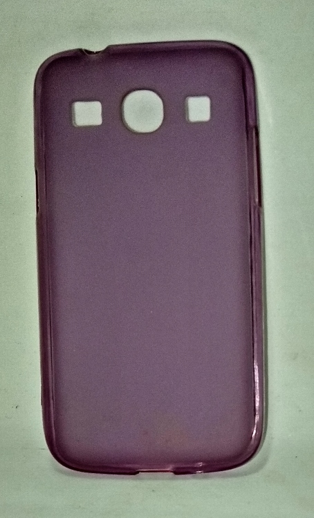 TPU Case for Samsung Galaxy Core 2 Clear Purple (OEM)