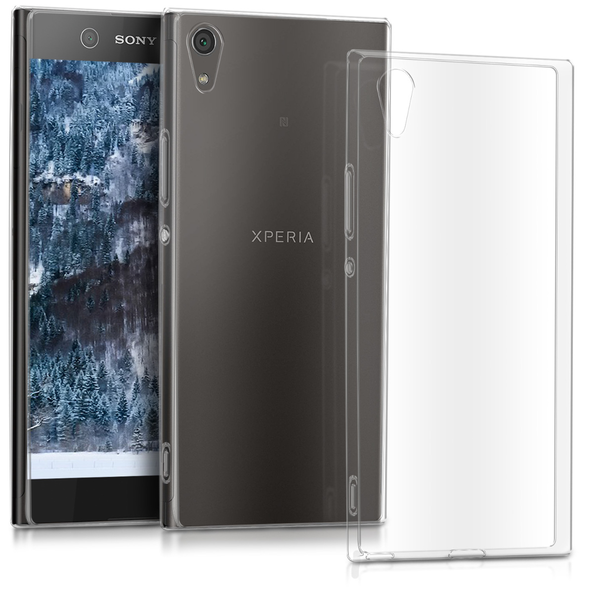 Θήκη σιλικόνης λεπτή διάφανη TPU για SONY Xperia XA1 (OEM)