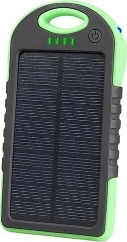 Universal Tracer Solar Mobile Power Bank 5000mAh (Green) (OEM) (5907512855454)