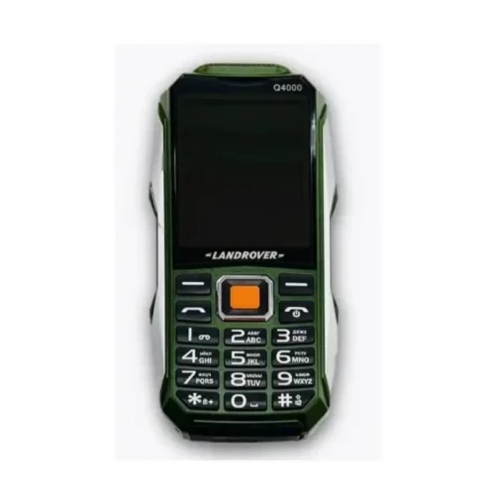 Landrover Q4000 Mobile Phone with Dual SIM, Display & Camera (2.6-inch) (Green)