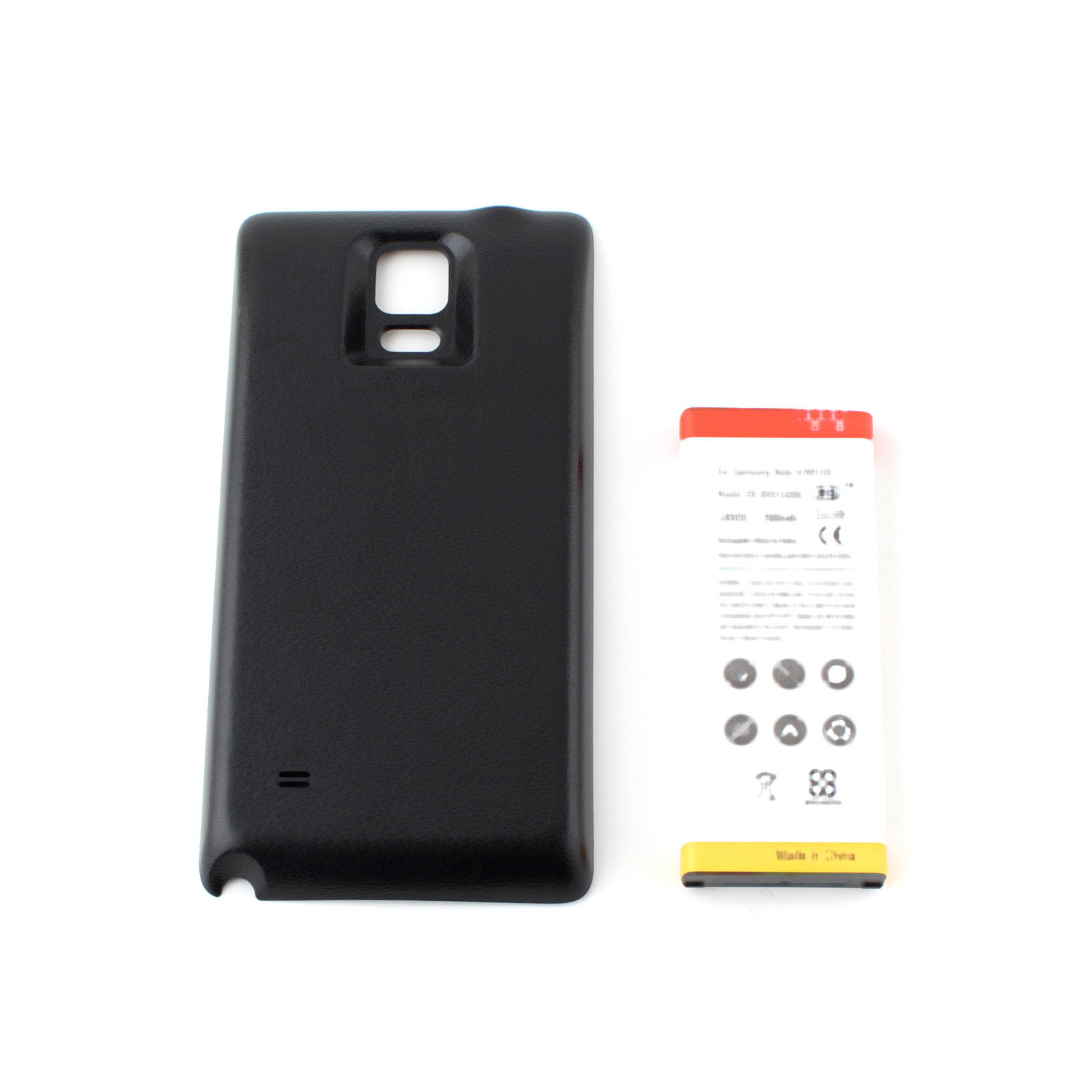 Extended Battery 3.85V 7600mAh with Black Back Cover for Samsung Galaxy Note 4 N9100 EB-BN916BBC (OEM) (BULK)