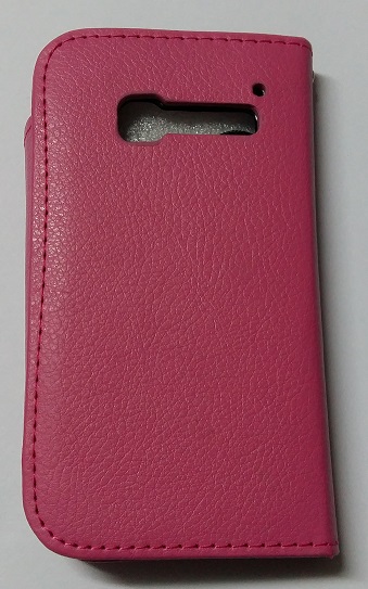 Δερμάτινη Μαγνητική Θήκη/Πορτοφόλι για Alcatel One Touch Pop C5 (OT-5036D) Φούξια (OEM)