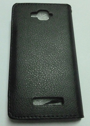 Leather Magnetic Wallet/Case for Alcatel One Touch Pop C7 OT-7041D Black (OEM)
