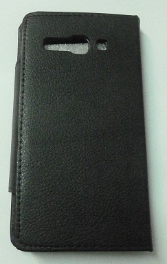 Leather Magnetic Wallet/Case for Alcatel One Touch Pop C9 OT-7047D Black (OEM)