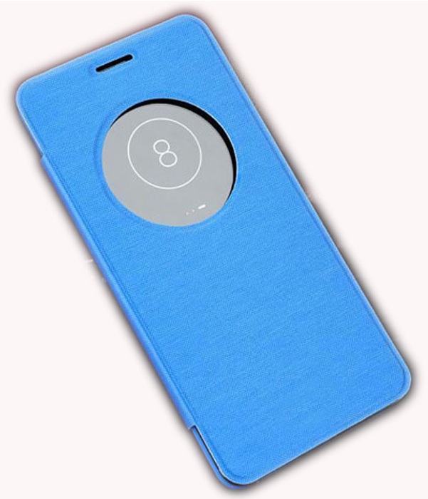 Case with Round window for time display And Back Cover Battery for Asus Zenfone 5 Blue (OEM)