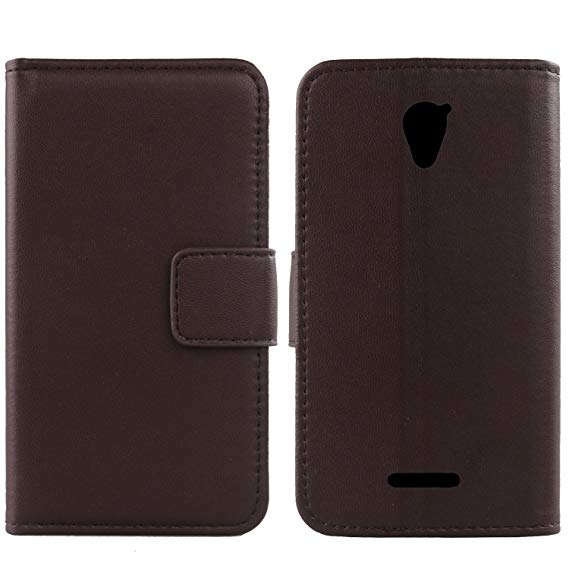 Δερμάτινη Θήκη Πορτοφόλι για Coolpad Modena E501 Μαύρο (OEM)