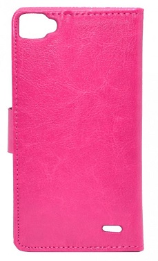 Δερμάτινη Θήκη Πορτοφόλι για Doogee F3/F3 Pro Φούξια (Ancus)
